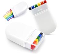 6 colores Arco Iris cara pintura corporal palo pintura crema duradera piel-amigable cuerpo tatuaje color pintura al óleo pintura corporal