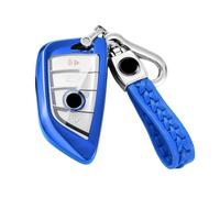 【6 colores】 Funda para llave Z.MYUKI X3 xdrive 20d M40i con llavero para BMW X3 G01 2017-2022 2023, accesorio original (azul)