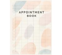 6 Column Appointment Book : Undated Daily Hourly Planner 15 Minutes Interval for Schedule from 7 am to 9 pm 15 minute increments, for Client ,Salon, Hair Stylists, Hardcover.