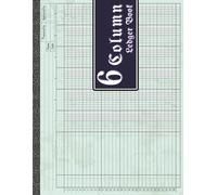 6 Column Ledger Book: Large Columnar Pad for Bookkeeping, Small Business, and Personal Finance | Six Columns Analysis Log Book (Landscape Layout)