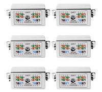 6 conectores LSA Cat6 Cat7 apantallados, módulo de conexión con soporte PoE - Caja de conexión para conectar y reparar cables de red