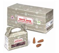 6 Conos de reflujo Satya de Pantalla, Caja de 24 Piezas/Salvia Blanca