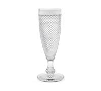 6 Copas De Cristal Diamantadas Flute Cc160 Marca H&H