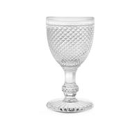 6 Copas De Vidrio Diamantado Agua Cc290 H&H