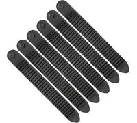 6 correas de repuesto para snowboard y snowboard, color negro