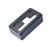 6 cubiertas de pastillas de latón de 70 x 39 mm, tapa, carcasa y parte superior tipo H for guitarra eléctrica o metal, cubiertas de humbucker, color negro, dorado y cromado.(Black 6Pcs)