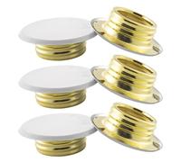 6 cubiertas para rociadores contra incendios, activación antiaccidental, escudo para rociadores contra incendios, cabezal protector de metal decorativo a prueba de polvo para cabezal de techo domésti