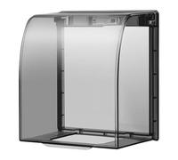 6 cubiertas transparentes impermeables para toma de corriente eléctrica tipo 86, protector de enchufe de pared resistente a la lluvia