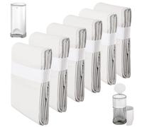 6 cubos de pañales compatibles con Korbell, 16 l, bolsas de relleno, bolsas de pañales, bolsas de basura para pañales, bolsas de eliminación de pañales, resistentes a los olores, color blanco
