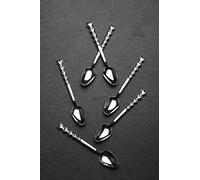 6 cucharaditas en forma de corazón cuchara de café cuchara pequeña de acero inoxidable