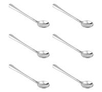 6 cucharas pequeñas de acero inoxidable, 7,5 x 1,5cm Minicucharas para Condimentos Lindas Cucharas Pequeñas para Frascos de Especias Minicucharas Prácticas para Sal, Azúcar, Miel y Especias