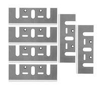 6 cuchillas cepilladoras manuales de 3-1/4 pulgadas, cuchillas reafilables de 82 mm de repuesto para Makita KP0810, 1900B, Dewalt DCP580, DW6655, Bosch 1594 y la mayoría de cepilladoras de mano