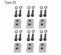 6 cuchillas de corte eléctrico, cuchillas hidráulicas duras, 6 piezas eléctricas resistentes y duraderas. El borde de la barra de acero deformado es súper agrio que corta en poco tiempo (tipo 25)