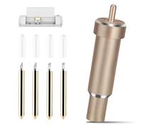 6 cuchillas de punta fina de con Hosing, Explore Deep Point Blades y carcasa, hoja para corte profundo, con 2 cuchillas de 30° y 2 cuchillas de 60°/2 cuchillas de 45°