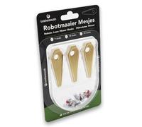 6 cuchillas de titanio para cortacésped Robot para Bosch Indego S 500 (Connect) - 6 unidades