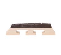 6 cuerdas Banjo Bridge Maple Mapon Ebony Estable Estable Calidad de sonido Banjolele Accesorios