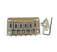 6 cuerdas de 78 mm para bajo, rodillo, rígido, puente de carga superior con llave en forma de L y tornillos para guitarras, puente de guitarra de 6 cuerdas, puente de 78 mm, carga superior, 6 cuerdas