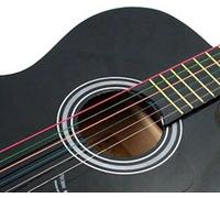 6 cuerdas de acero de colores arcoíris para guitarra de 6 cuerdas, cuerdas de guitarra, cuerdas de guitarra acústica, cuerda de acero de repuesto para guitarra acústica, cuerdas de guitarra acústica