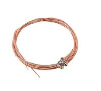 6 cuerdas de alambre de acero inoxidable para guitarra folclórica, cuerdas de repuesto de 6 cuerdas, perfecta entonación para guitarra folclórica, cuerdas de alambre de acero inoxidable