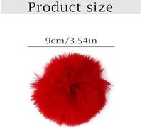 6 Cuerdas Para El Cabello De Felpa, Bandas Elásticas Suaves Y Esponjosas Para Bolas De Pelo, Decoración De Muñeca De Moda, Prácticos Accesorios Para El Cabello Con Cola De Caballo.