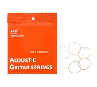 6 cuerdas para guitarra acústica 11-52, núcleos de acero de alto carbono, 6 cuerdas, accesorios para instrumentos musicales