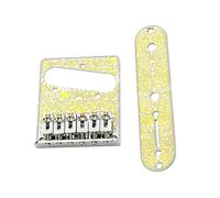 6 Cuerdas Placa Puente Silla Montar Con Placa Control Interruptor 3 Vías Y Tornillos Entonación 6 Cuerdas Placa Control Rígida Colocada