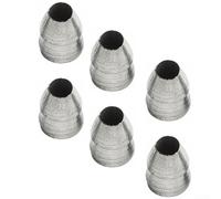 6 cuñas redondas de acero de 8 mm para hacha, martillo, trineo, cuña, accesorios, construcción de metal para un montaje seguro de herramientas