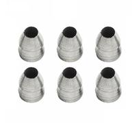 6 cuñas redondas de acero de 8 mm para martillo de garra de hacha, accesorios de cuña de trineo, cierres de mango de martillo de metal, color plateado