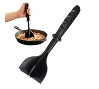 6 Curve Meat Masher, Heavy Duty Ground Meat Smasher, 10.5x3.07 in Heat Resistant Ergonomic Chopper, Hamburger Mincer, Professional Kitchen Tool Chef Cooking Tool for Home Meal Prep Restaurant