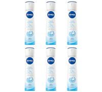 6 desodorantes Nivea para mujer "Fresh Natural", 150 ml.