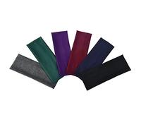 6 diademas elásticas de algodón para yoga para adolescentes y adultos
