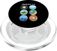 6 Días de Creación - Génesis 1-2 Maestro de Escuela & Niños PopSockets PopGrip para MagSafe