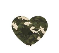 6 difusores de aroma de camuflaje del ejército para coche, en forma de corazón, para colgar en la tableta, decoración interior del coche, armario, zapatos, armario, ambientador de fragancia