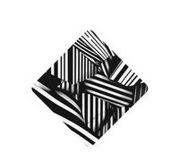 6 difusores de aroma de coche con líneas geométricas en blanco y negro, cuadrados, para colgar fragancias, tableta, decoración interior del coche, armario, zapatos, armario, ambientador de fragancia