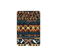 6 difusores de aroma de coche con textura étnica tribal africana, rectangular, para colgar fragancias, tabletas, decoración interior del coche, armario, zapatos, armario, ambientador de fragancias