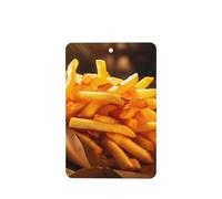 6 difusores de aroma de coche de pila de papas fritas, rectangulares, para colgar fragancias, tabletas, decoración interior del coche, armario, zapatos, armario, ambientador de fragancia
