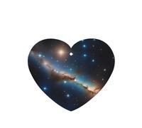 6 difusores de aroma de estrellas distantes para coche, en forma de corazón, para colgar en la tableta, decoración interior del coche, armario, zapatos, armario, ambientador de fragancia