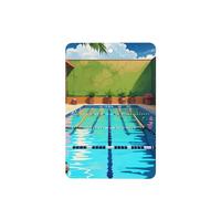 6 difusores de aroma de flamenco y piscina, rectangular, para colgar fragancias, tabletas, decoración interior de coche, armario, zapatos, armario, ambientador de fragancias