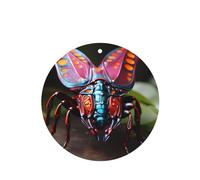 6 difusores de aroma de insectos extraños para coche, forma redonda, para colgar fragancias, tabletas, decoración interior del coche, armario, zapatos, armario, ambientador de fragancia