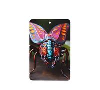 6 difusores de aroma de insectos extraños para coche, rectangular, para colgar fragancias, tabletas, decoración interior del coche, armario, zapatos, armario, ambientador de fragancia