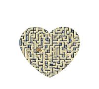 6 difusores de aroma de mapa del tesoro del laberinto para coche, en forma de corazón, para colgar en la tableta, decoración interior del coche, armario, zapatos, armario, ambientador de fragancia