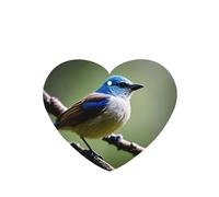6 difusores de aroma de pájaro ruiseñor etéreo para coche, en forma de corazón, para colgar en tableta, decoración interior del coche, armario, zapatos, armario, ambientador de fragancia