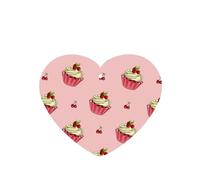 6 difusores de aroma de pastel de cerezas para coche, en forma de corazón, para colgar en la tableta, decoración interior del coche, armario, zapatos, armario, ambientador de fragancia