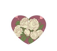 6 difusores de aroma de rosa de amor para coche, en forma de corazón, para colgar en la tableta, decoración interior del coche, armario, zapatos, armario, ambientador de fragancia