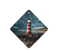 6 difusores de aroma de torre de mar para coche, cuadrado, para colgar fragancias, tableta, decoración interior del coche, armario, zapatos, armario, ambientador de fragancia