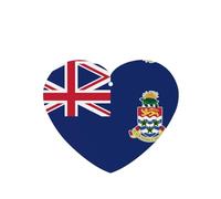 6 difusores de aroma para coche, diseño de bandera de las Islas Caimán, en forma de corazón, para colgar en la tableta, decoración interior del coche, armario, zapatos, armario, ambientador de