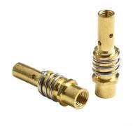 6 difusores de punta para soplete de soldadura 15AK MB15 MIG MAG, boquilla de gas de metal con cobre galvanizado para un rendimiento estable
