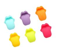 6 dijes de silicona para copas de vino, marcadores de bebidas para cócteles, cenas, copas de vino