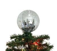 6" Disco Ball Christmas Tree Topper - Havenstone Home - Christmas Tree Topper, Christmas Decorations, Disco Decor, Christmas Decor