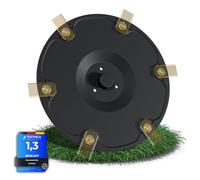 6 discos de cuchilla compatibles con Segway Navimow H-Series H500E, H800E, H1500E, H3000E-VF - Disco cortacésped robótico Premium fabricado en plástico reforzado con fibra de vidrio para 6 cuchillas